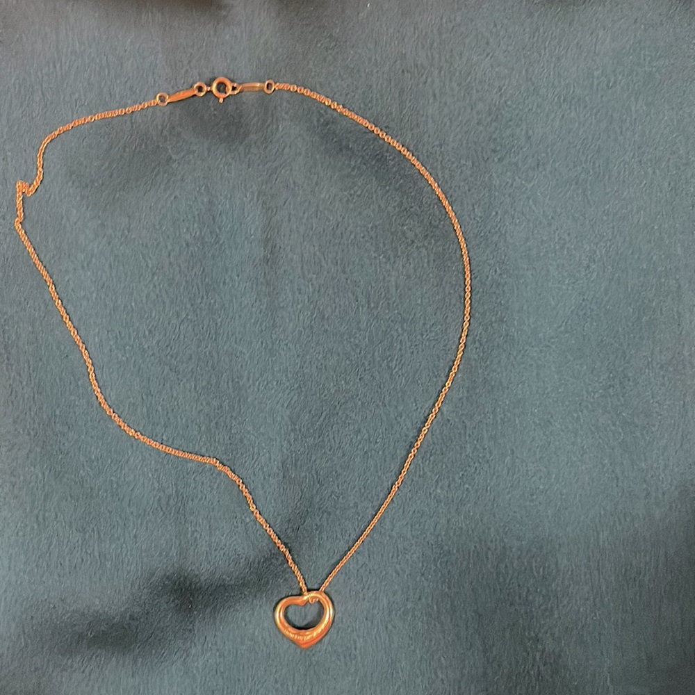 Tiffany & Co Open Heart Pendant Elsa Peretti